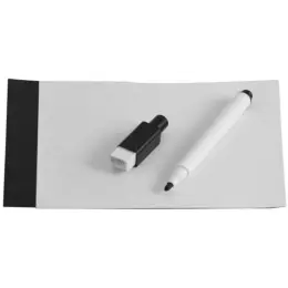 Fridge Magnetic Board & Marker Black Open
